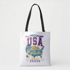 BOLSO DE TELA EE. UU. 250 AÑOS DE LIBERTAD