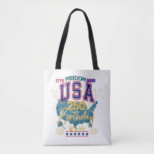 BOLSO DE TELA EE. UU. 250 AÑOS DE LIBERTAD
