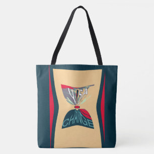 Bolso De Tela Ee.Uu. Cambiar Hermoso Diseño De Cita De Texto Inc
