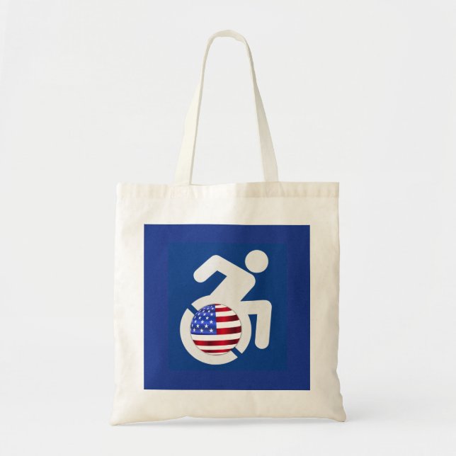Bolso De Tela EE.UU. con discapacidad (Frente)