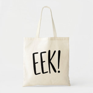 Bolso De Tela ¡EEK! Divertido Halloween espeluznante Dulce tru