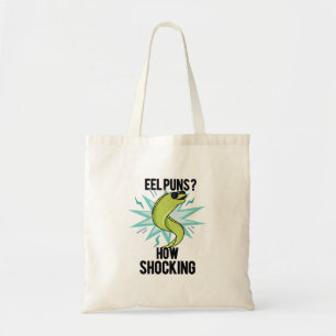 Bolso De Tela Eel Puns Cómo Impresionante Graciosa Pun Animal
