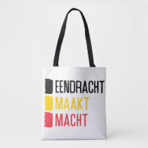 Eendracht Maakt Macht Bag, Motto belga