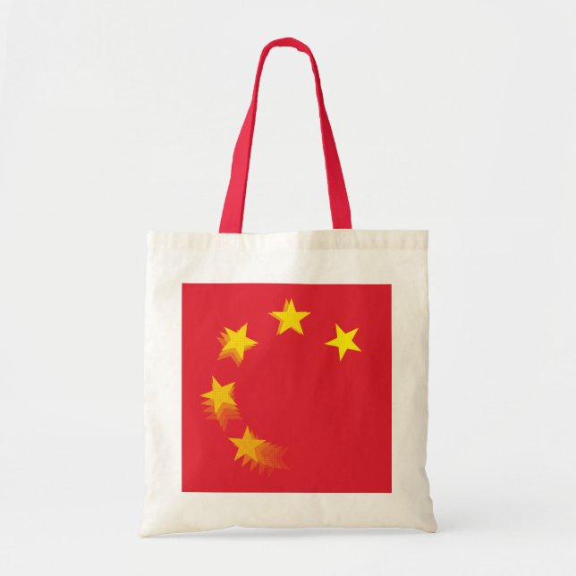 Bolso De Tela EEUU vs CHINA / CHINA (Frente)