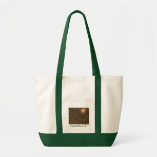Bolso De Tela Efecto de piel de caballo silvestre y ardiente
