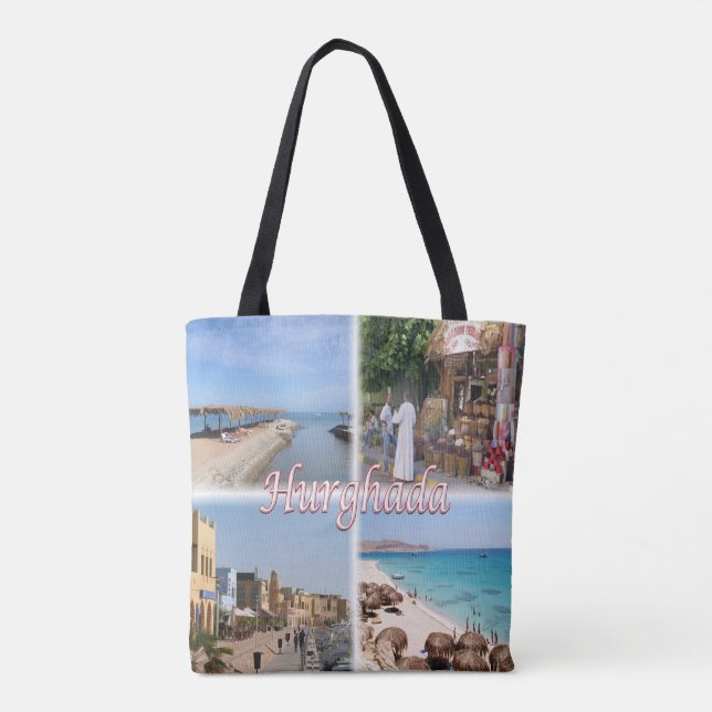 Bolso De Tela EG Hurghada - Mar Rojo - (Reverso)