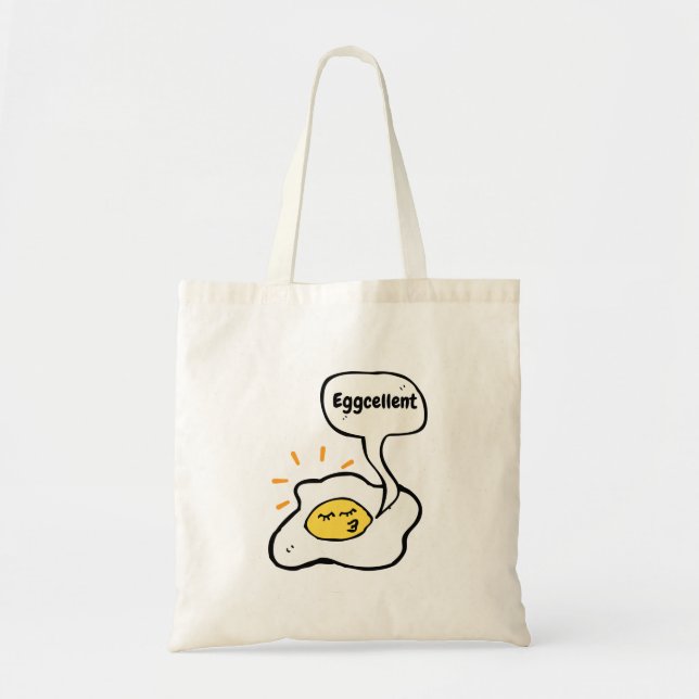 Bolso De Tela Eggcellent Sunny Side Up (Frente)