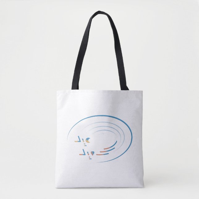 Bolso De Tela Eid, espirales de alegría (Anverso)