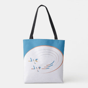 Bolso De Tela Eid, espirales de alegría (enmarcado)