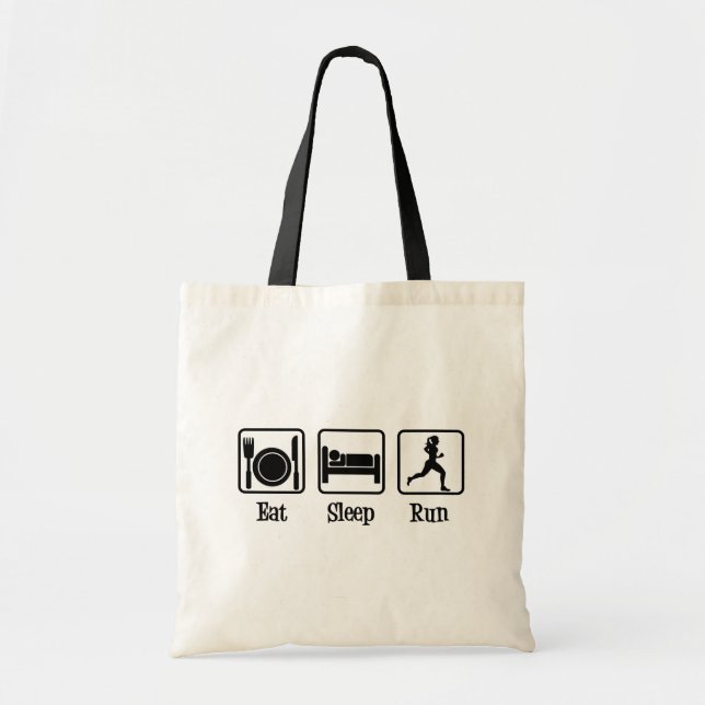 Bolso De Tela Ejecutor motivacional de la carrera de sueño de co (Frente)