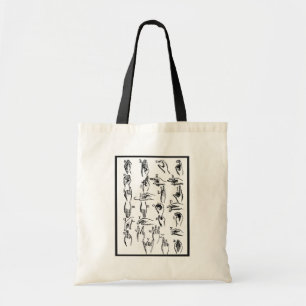 Bolso De Tela Ejemplos del lenguaje de signos del ASL
