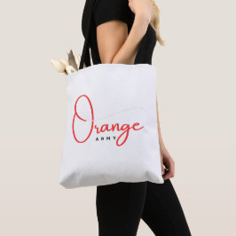 Bolso De Tela Ejército Naranja