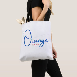 Bolso De Tela Ejército Naranja
