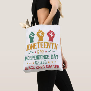 Bolso De Tela El 11 de junio es mi Día de la Independencia Afric