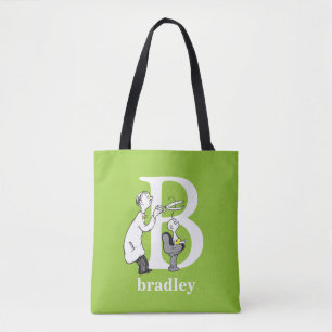 Bolso De Tela El ABC de Dr. Seuss: Letra B - Blanco   Agrega tu 
