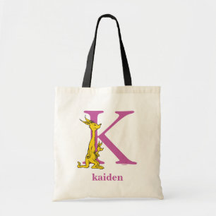 Bolso De Tela El ABC de Dr. Seuss: Letra K - Morado Agrega tu