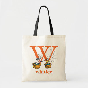 Bolso De Tela El ABC de Dr. Seuss: Letra W - Naranja Agrega tu