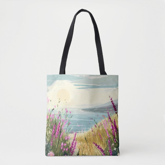 Bolso De Tela El abrazo de Heather al mar (Anverso)