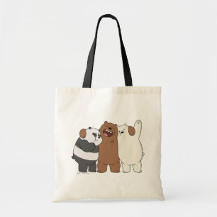 Bolso De Tela El abrazo del grupo Bare Bears