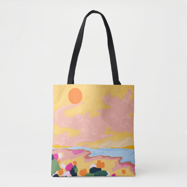 Bolso De Tela El abrazo del sol (Anverso)