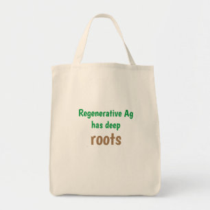 Bolso De Tela "El Ag regenerativo tiene raíces profundas", Mate