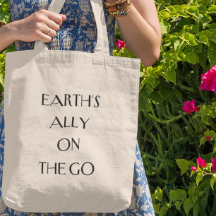 Bolso De Tela El aliado de la Tierra en la vida ecológica sosten
