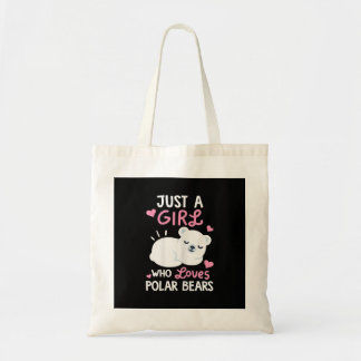 Bolso De Tela El Amante| Sólo Un Chica Que Ama El Oso Polar
