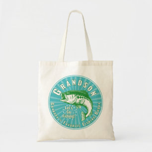 Bolso De Tela El amigo pesquero favorito del abuelo