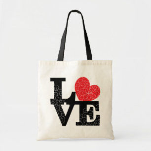 Bolso De Tela El amor ajustó la impresión floral
