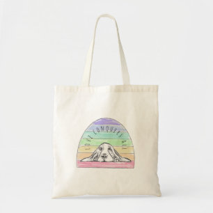 Bolso De Tela el amor conquista todo perro arcoíris basset hound