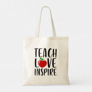 Bolso De Tela El amor de los profesores estimula el regalo de lo
