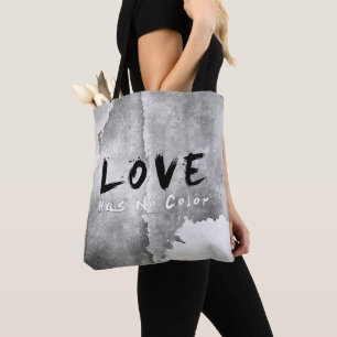 Bolso De Tela El amor de SlipperyJoe no tiene color raza tono de