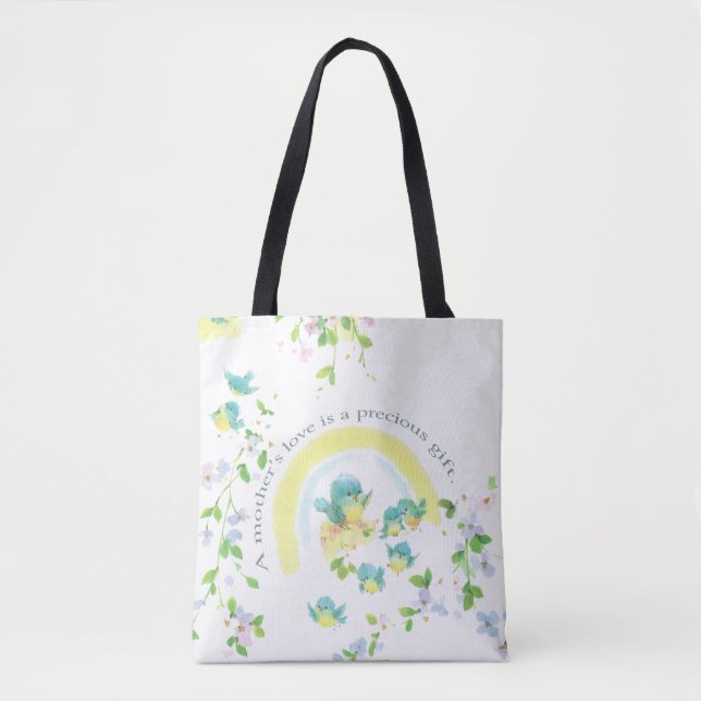 Bolso De Tela El amor de una madre es un regalo precioso (Anverso)