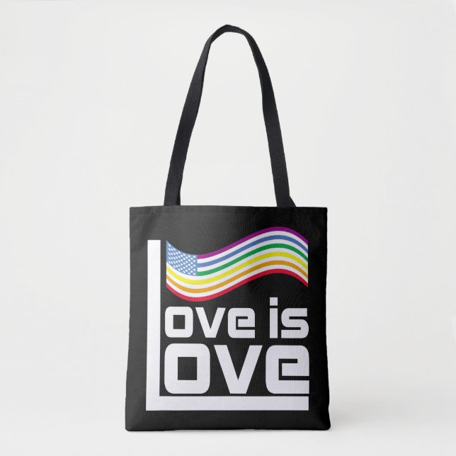 Bolso De Tela El amor es amor (Anverso)