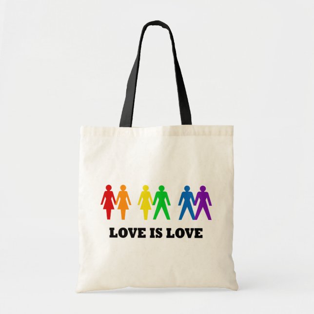 Bolso De Tela El amor es amor (Frente)