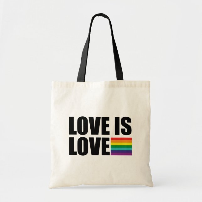 Bolso De Tela El amor es amor (Frente)
