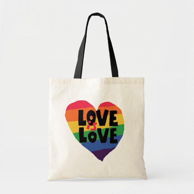 Bolso De Tela El amor es amor (Frente)