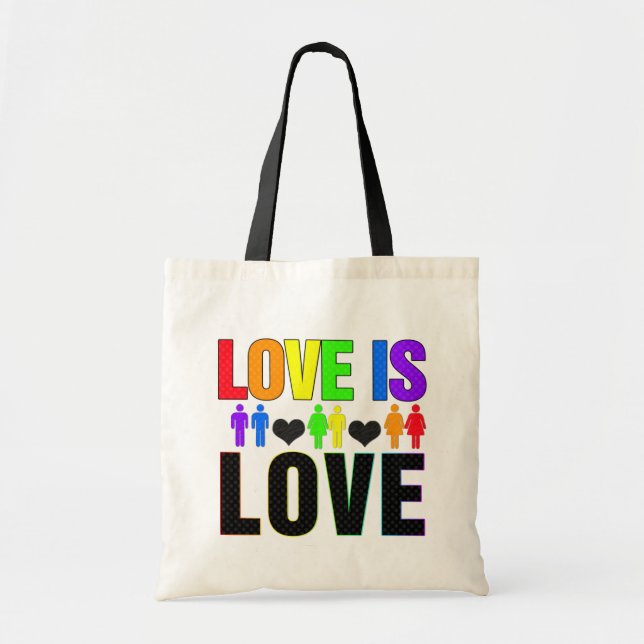 Bolso De Tela El amor es amor (Frente)