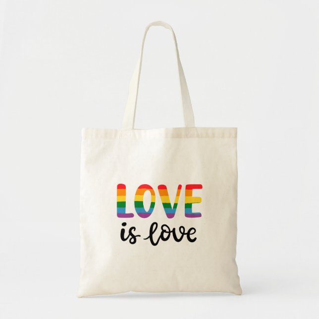 Bolso De Tela El amor es amor (Frente)