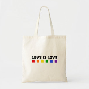 Bolso De Tela El amor es el orgullo Minimalista arcoiris