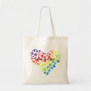 Bolso De Tela El amor es tote del presupuesto del amor