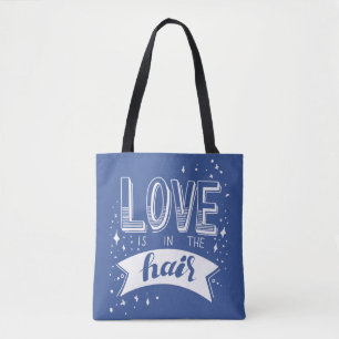 Bolso De Tela El amor está en el pelo