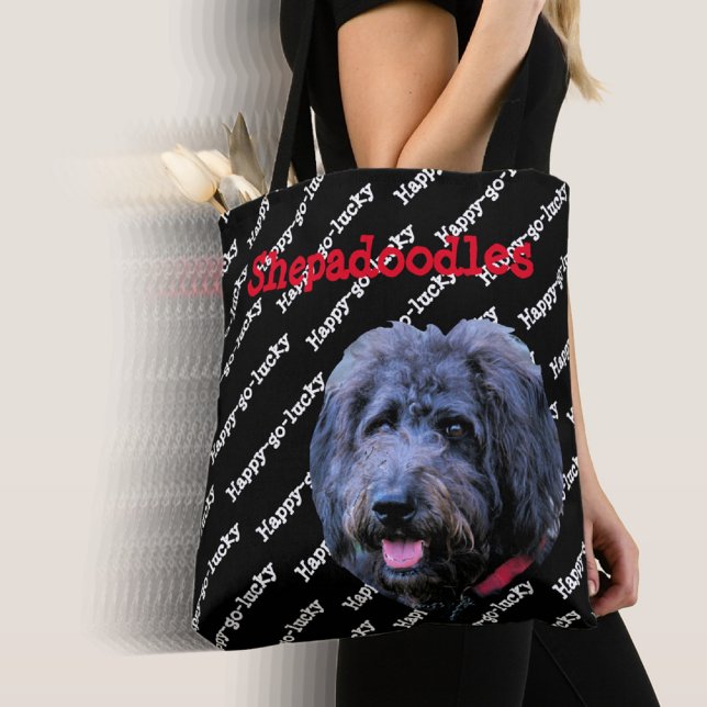 Bolso De Tela El amor incondicional de Shepadoddle Feliz-go-luck (Subido por el creador)