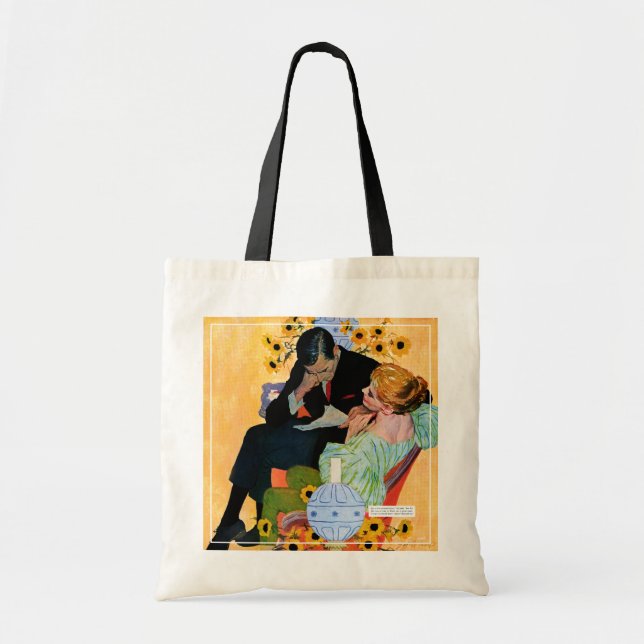 Bolso De Tela El amor muere lentamente (Frente)