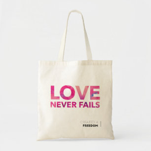 Bolso De Tela El amor nunca falla