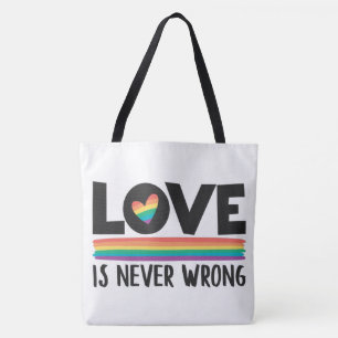 Bolso De Tela El amor nunca se equivoca en el mes del orgullo LG