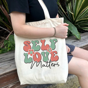 Bolso De Tela El amor propio importa en la bolsa, regalo de cump