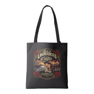 Bolso De Tela El amor son Lowriders y Oldies