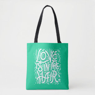 Bolso De Tela El amor verde está en el pelo