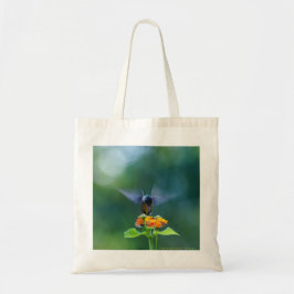 Bolso De Tela El ángel se va volando el colibrí